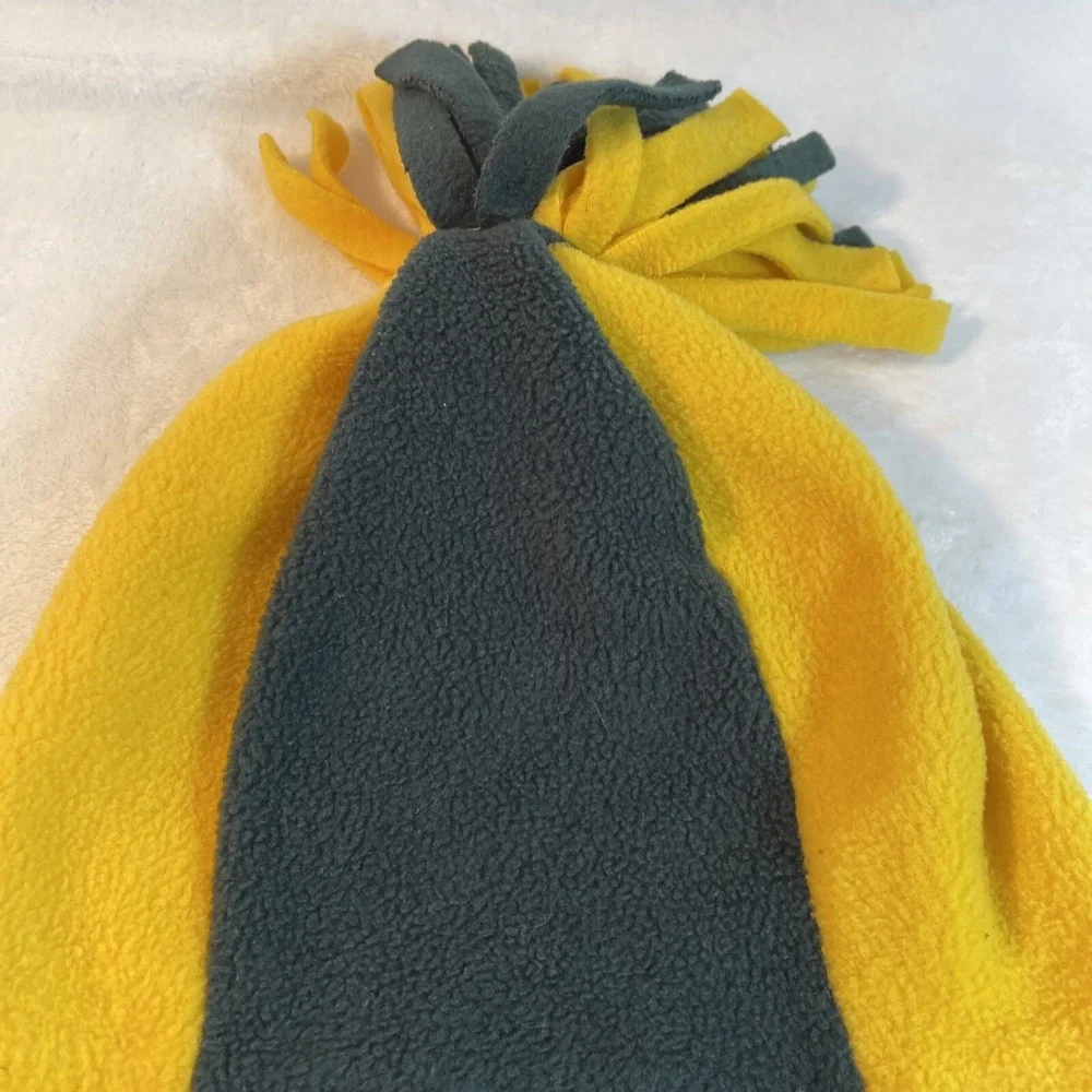 Vintage Green Bay Packers Game Day Fleece‎ Tassel Jester Hat One Size